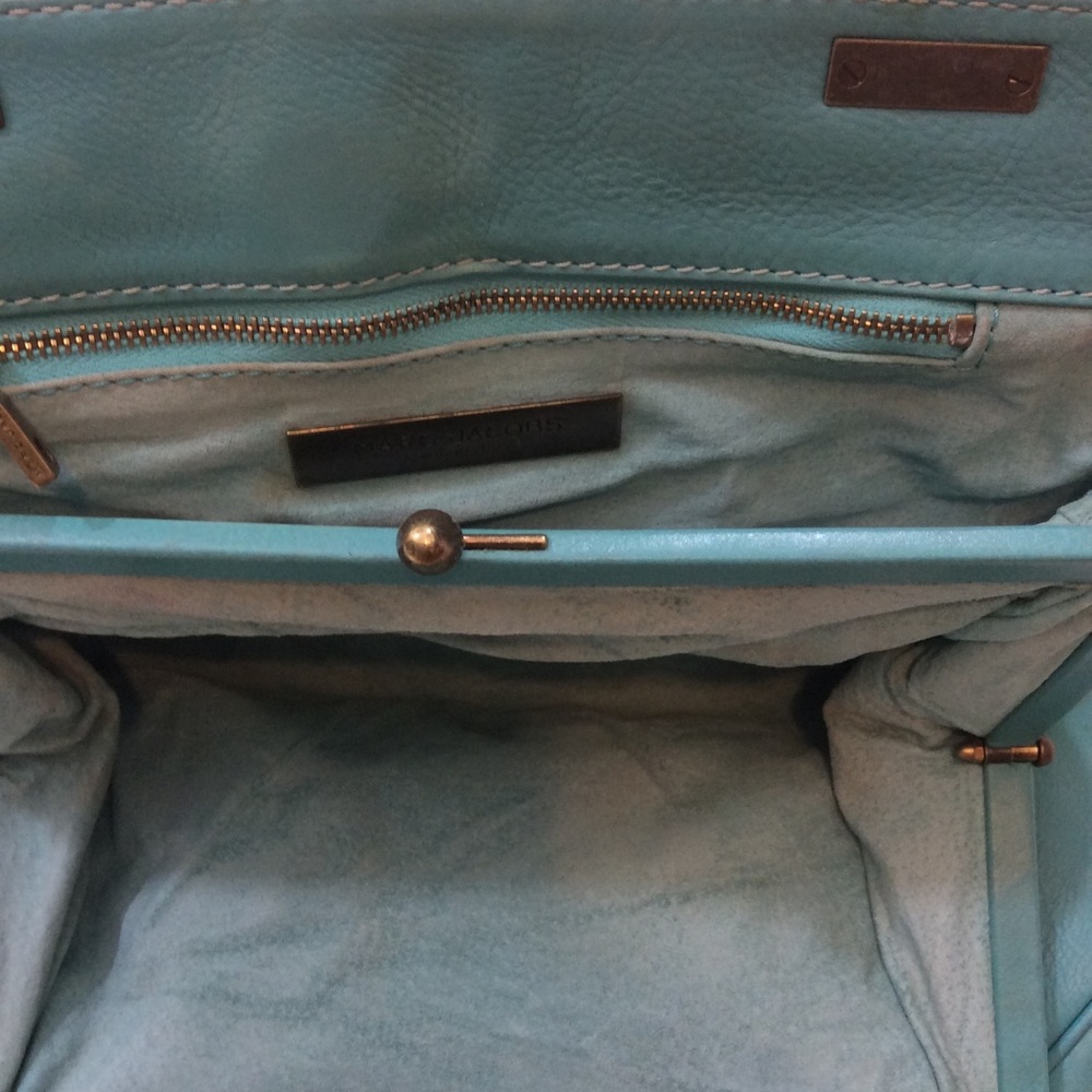 Marc Jacobs Tiffany Blue Satchel Purse - Picture 4 of 7